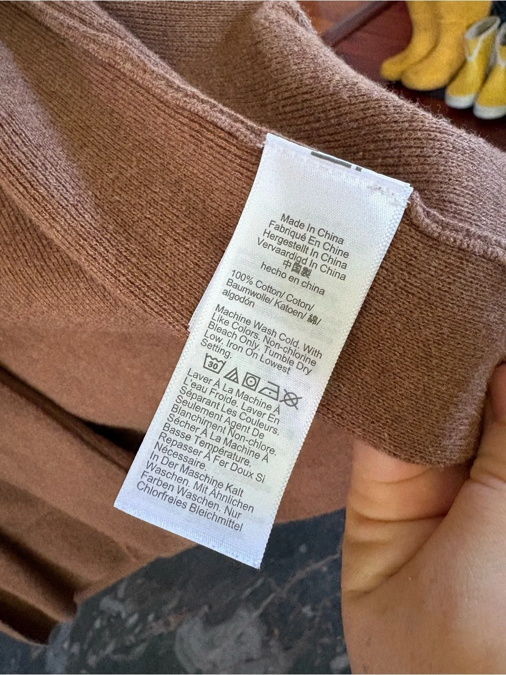 J.CREW Women’s Tan Camel 100% Cotton Cardigan Sweater M Shawl Collar Pockets